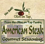 Olive on Tap No Added Salt American Steak Gourmet Seasoning Blend
