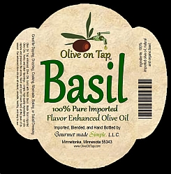 Olive on Tap Basil Enhanced Olive Oil