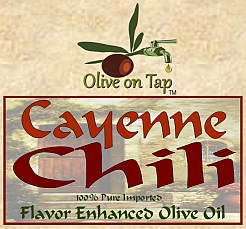Cayenne Chili Enhanced Olive Oil from Olive on Tap