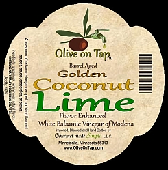 Coconut Lime Aged Balsamic from Olive on Tap