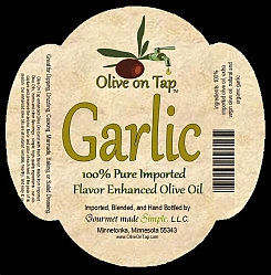 Olive on Tap Garlicl Enhanced Olive Oil