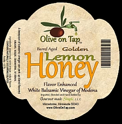 Golden Lemon Honey Aged Balsamic from Olive on Tap