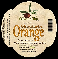Mandarin Orange Aged Balsamic from Olive on Tap