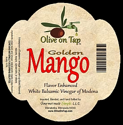 Mango Aged White Balsamic Vinegar from Olive on Tap