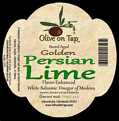 Golden Persian Lime Balsamic Vinegar