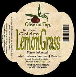Lemongrass Golden Balsamic Vinegar