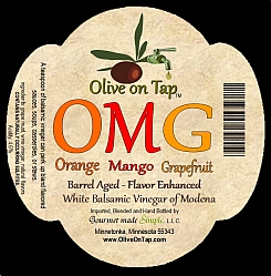 OMG Aged White Balsamic Vinegar from Olive on Tap