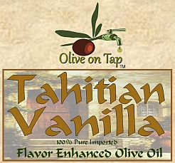 Tahitian Vanilla Enhanced Olive Oil from Olive on Tap