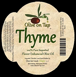 Thyme Enhanced Olive Oil from Olive on Tap